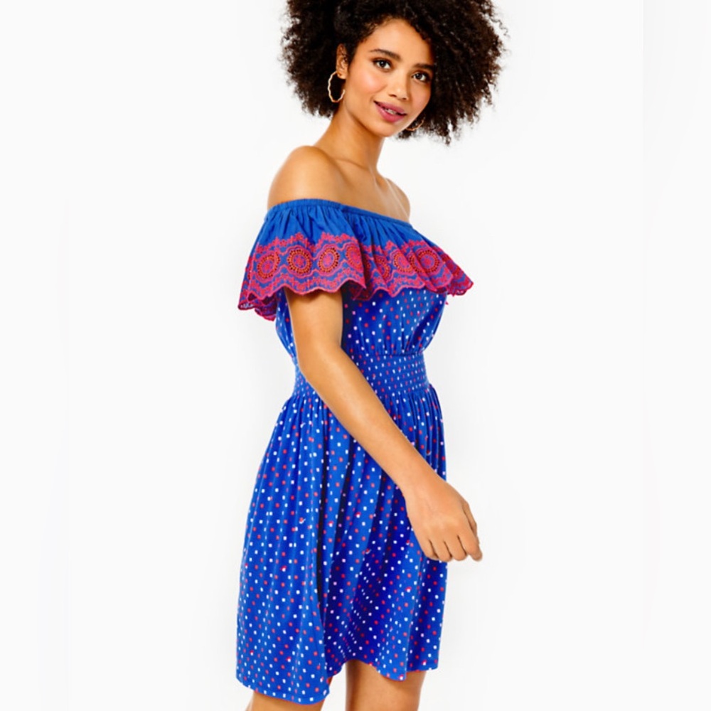 NWOT Lilly Pulitzer Kalama Dress Borealis Blue Size Small